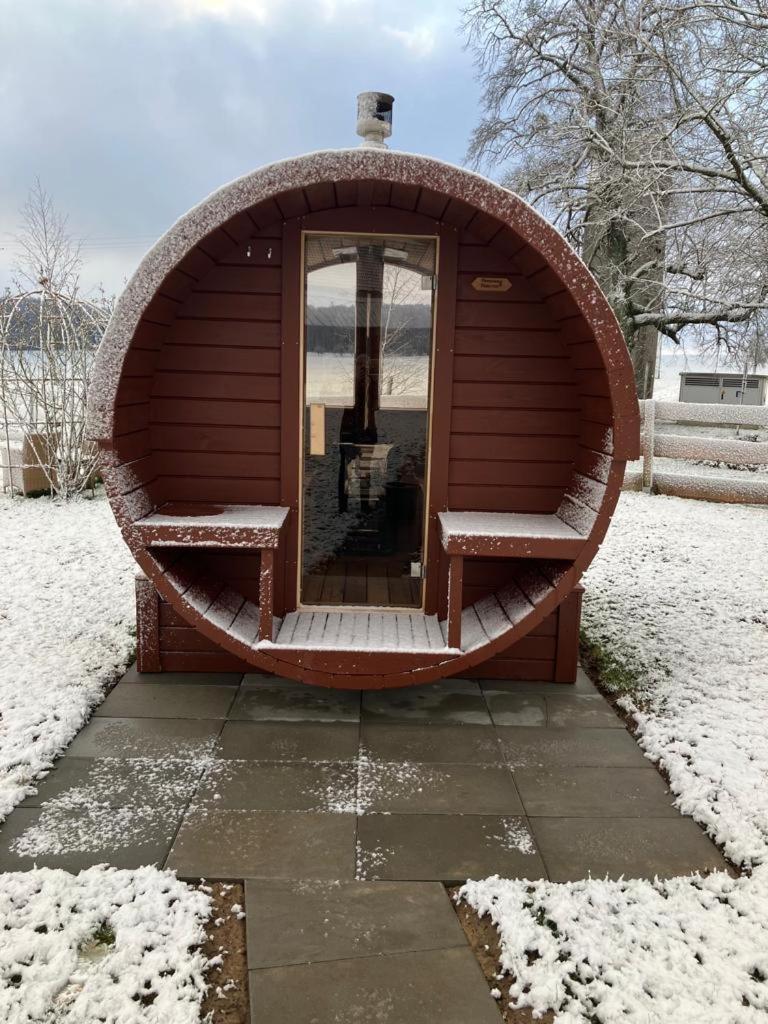 Ferienhaus S`bunde Heisle Blaufelden Exterior foto