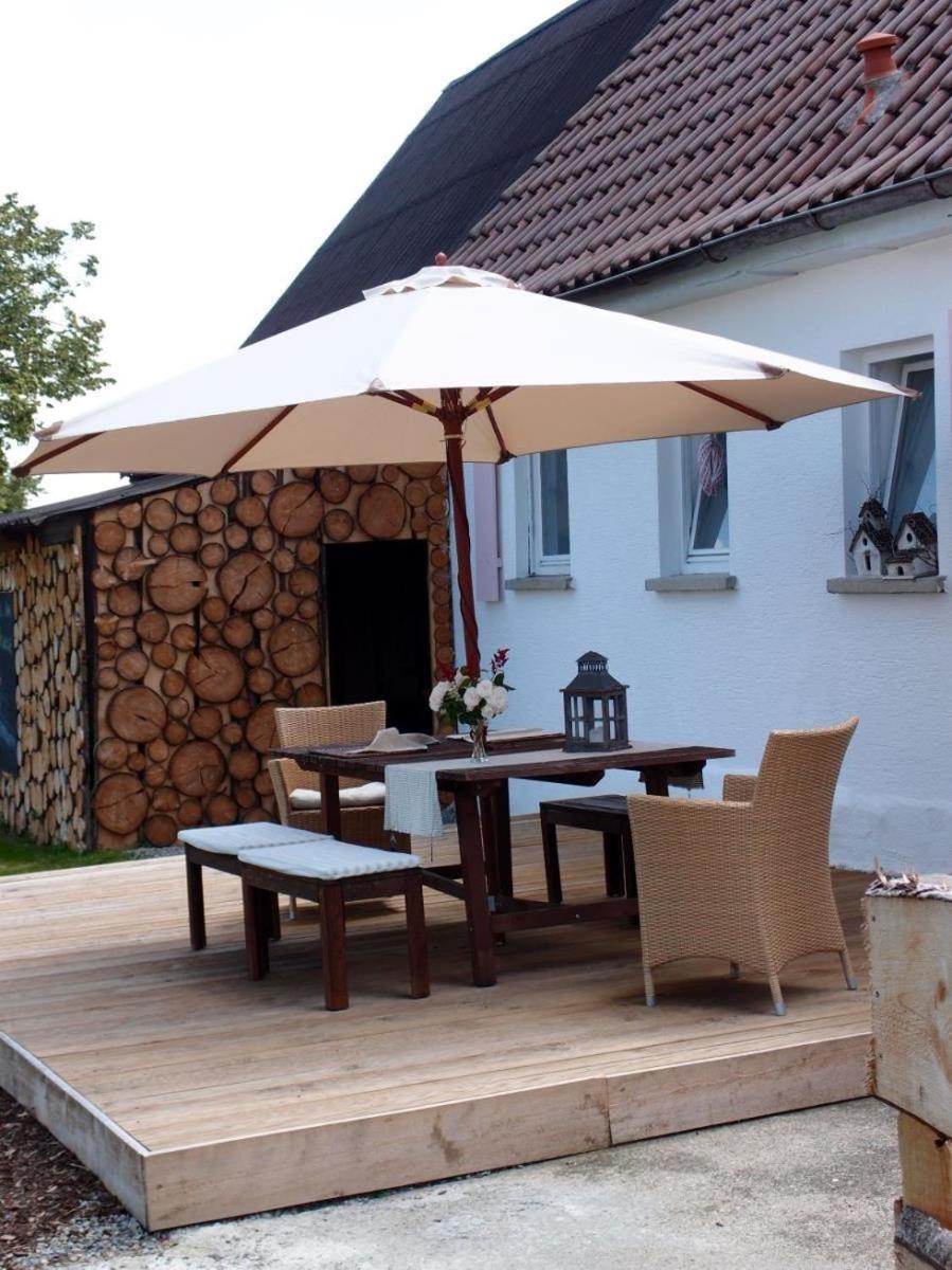 Ferienhaus S`bunde Heisle Blaufelden Exterior foto