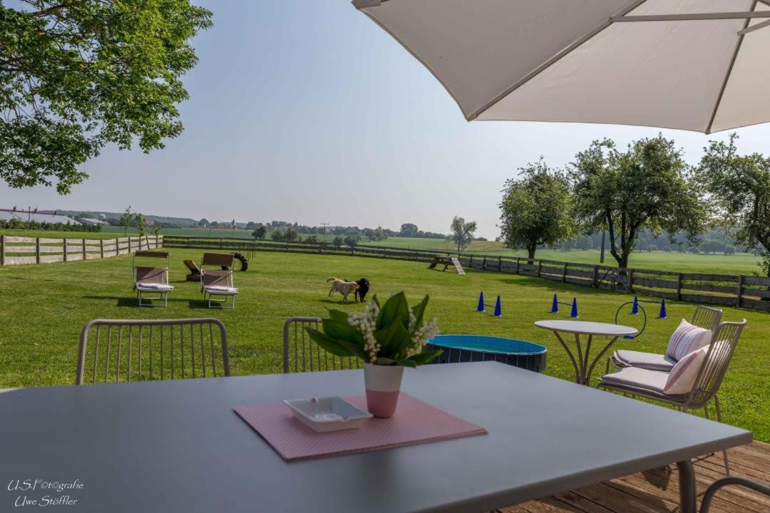 Ferienhaus S`bunde Heisle Blaufelden Exterior foto