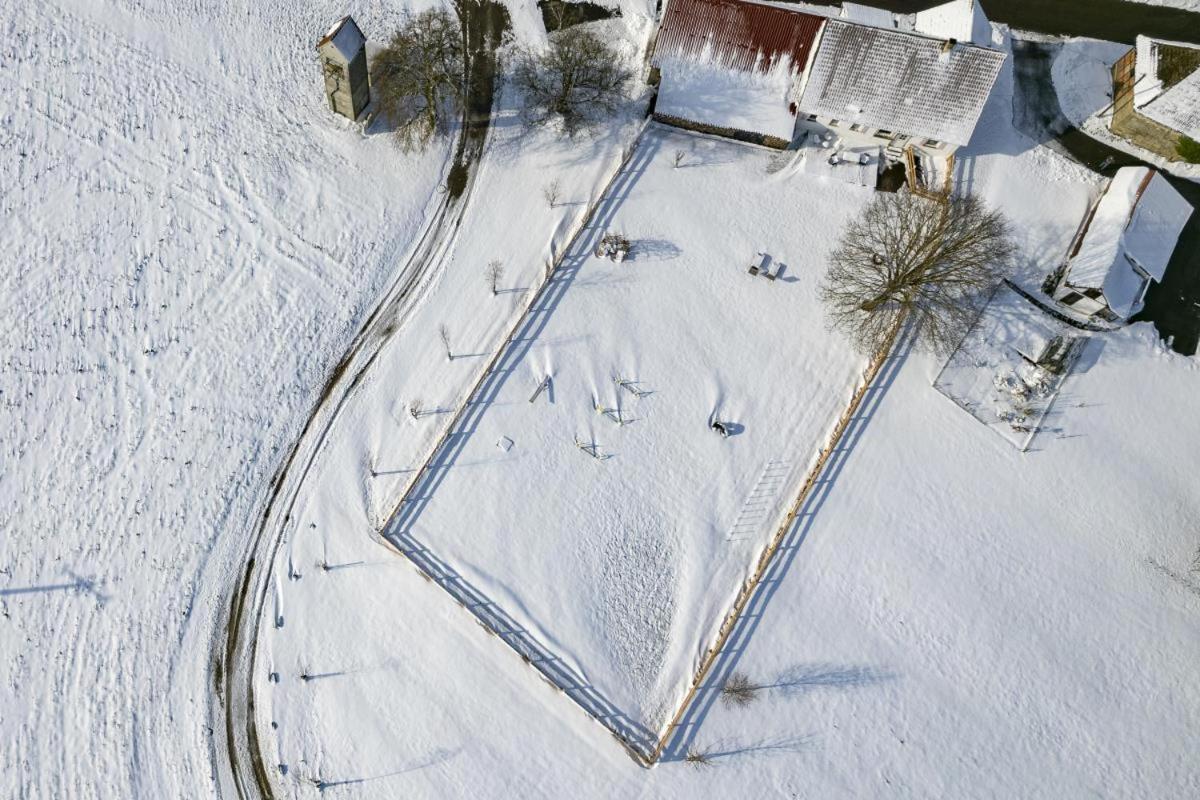 Ferienhaus S`bunde Heisle Blaufelden Exterior foto