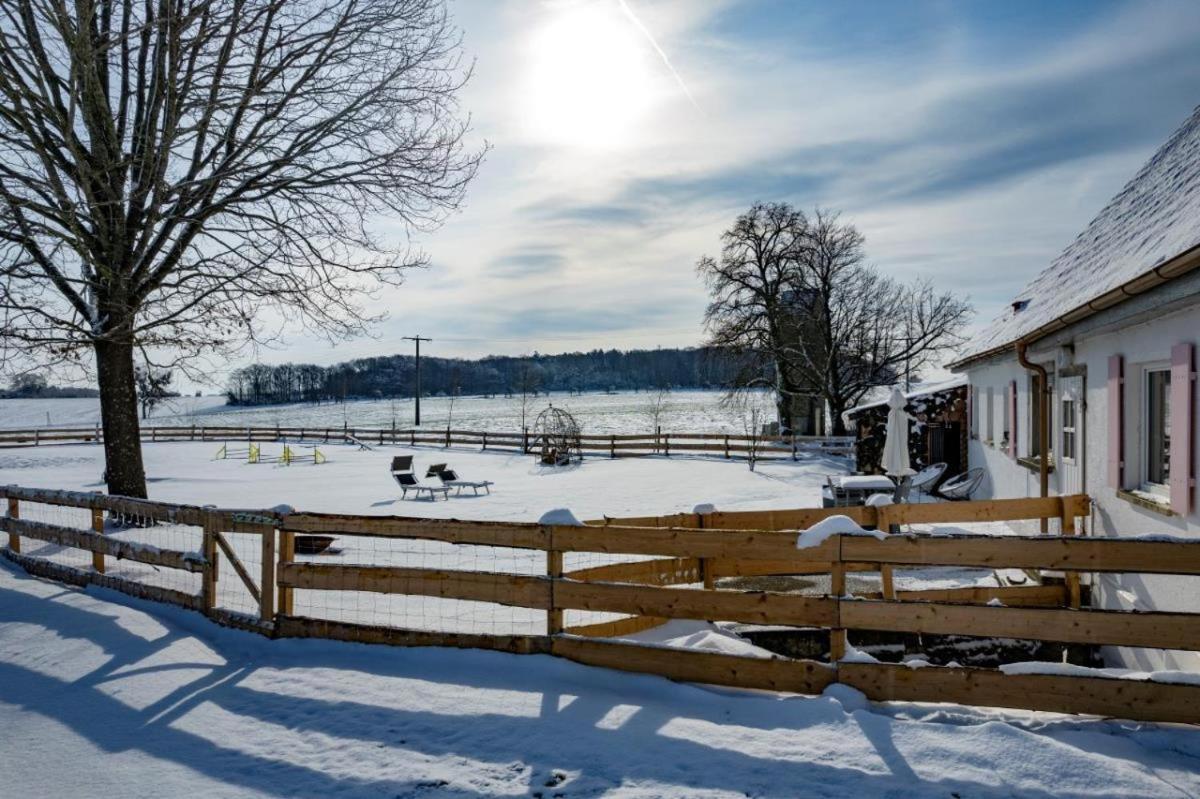Ferienhaus S`bunde Heisle Blaufelden Exterior foto