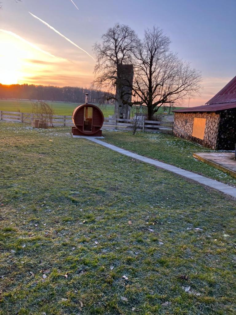 Ferienhaus S`bunde Heisle Blaufelden Exterior foto